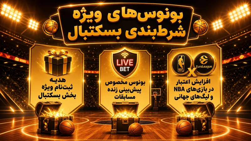 بهترین سایت های دارای بونوس شرط بندی بسکتبال